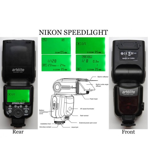 Artelite Speedlight 900N for Nikon